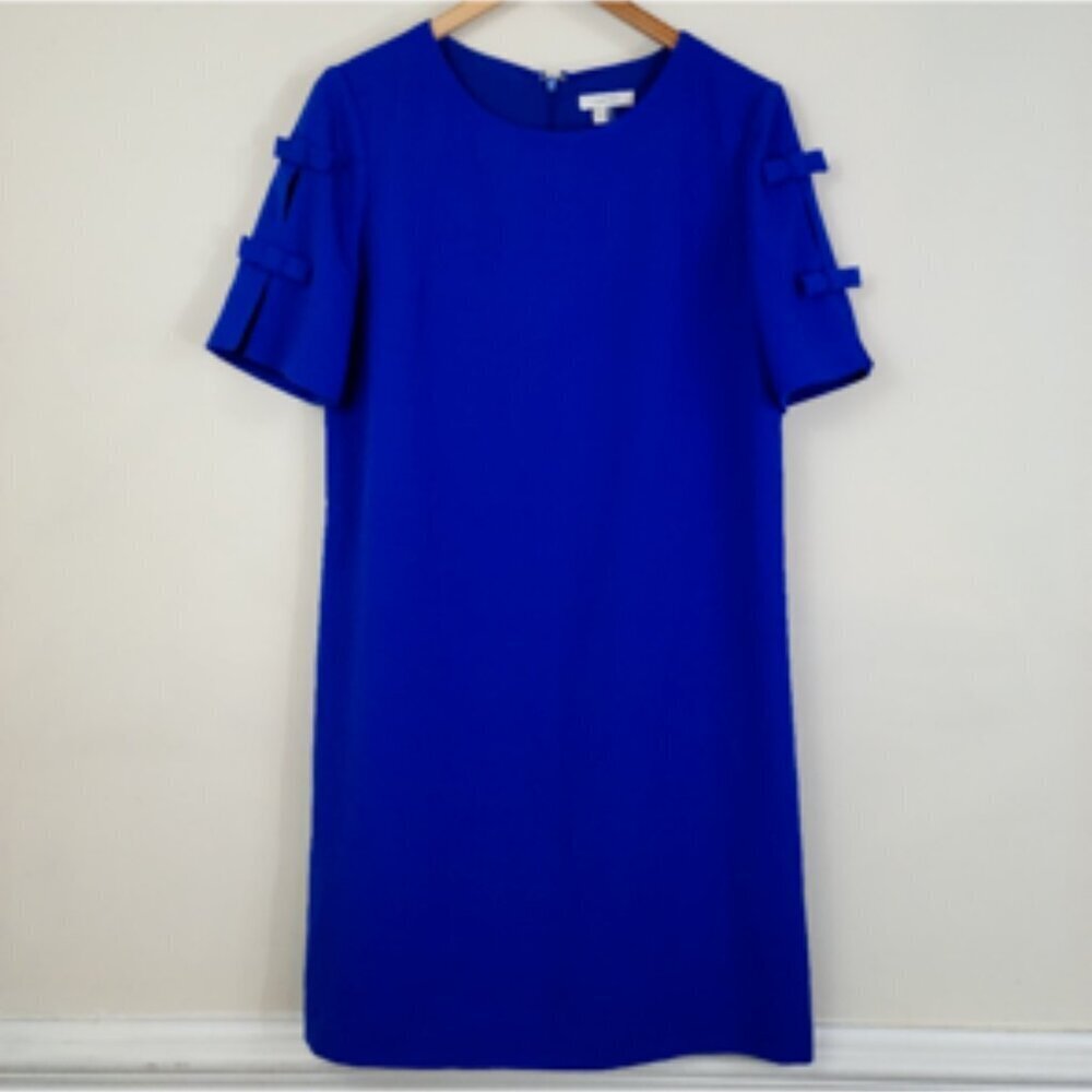 Tyler Boe Midi Shift Dress Wrinkle Resistant Career Professional Large - Picture 11 of 12